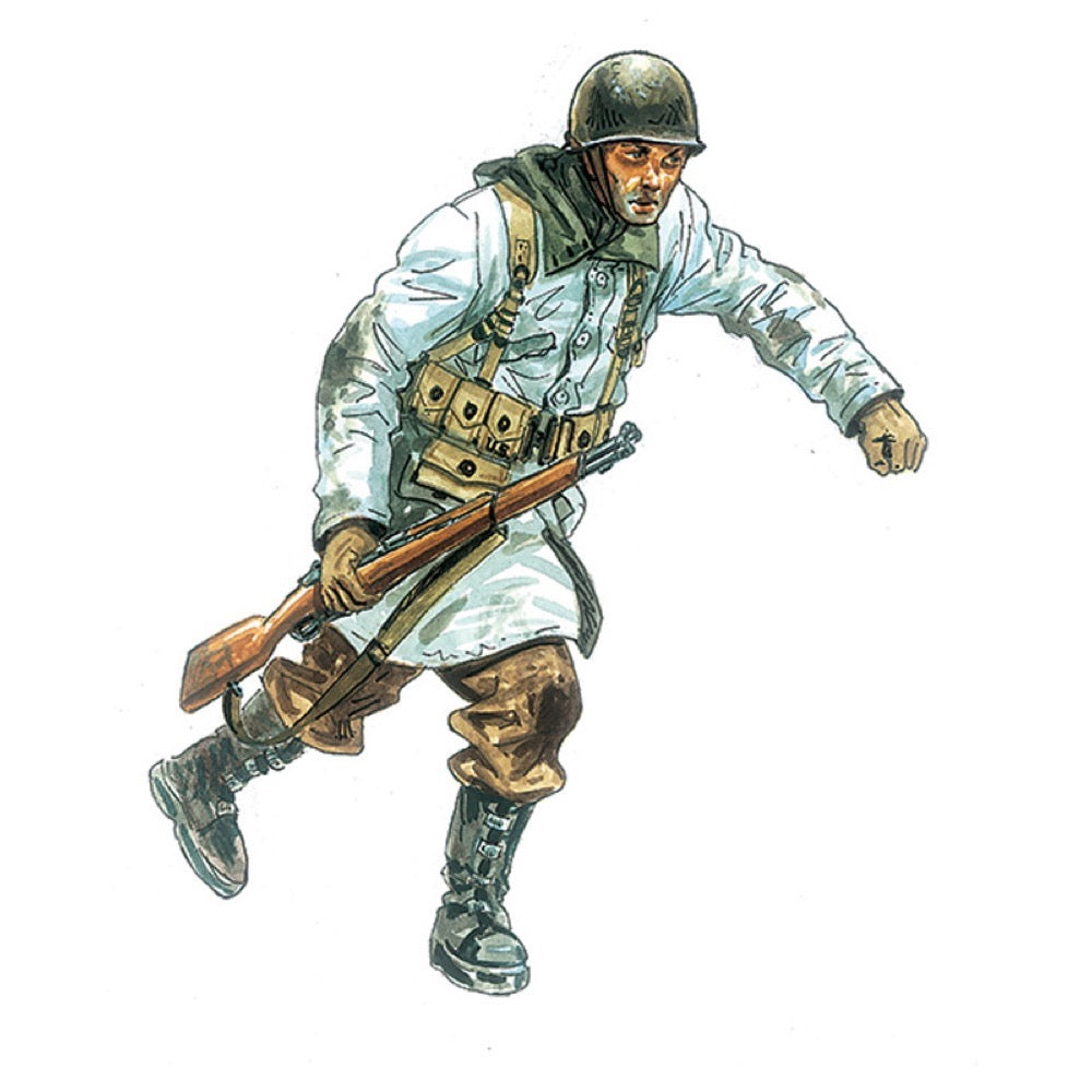 Italeri 6133 1/72 US Infantry WWII Winter Uniform Figures