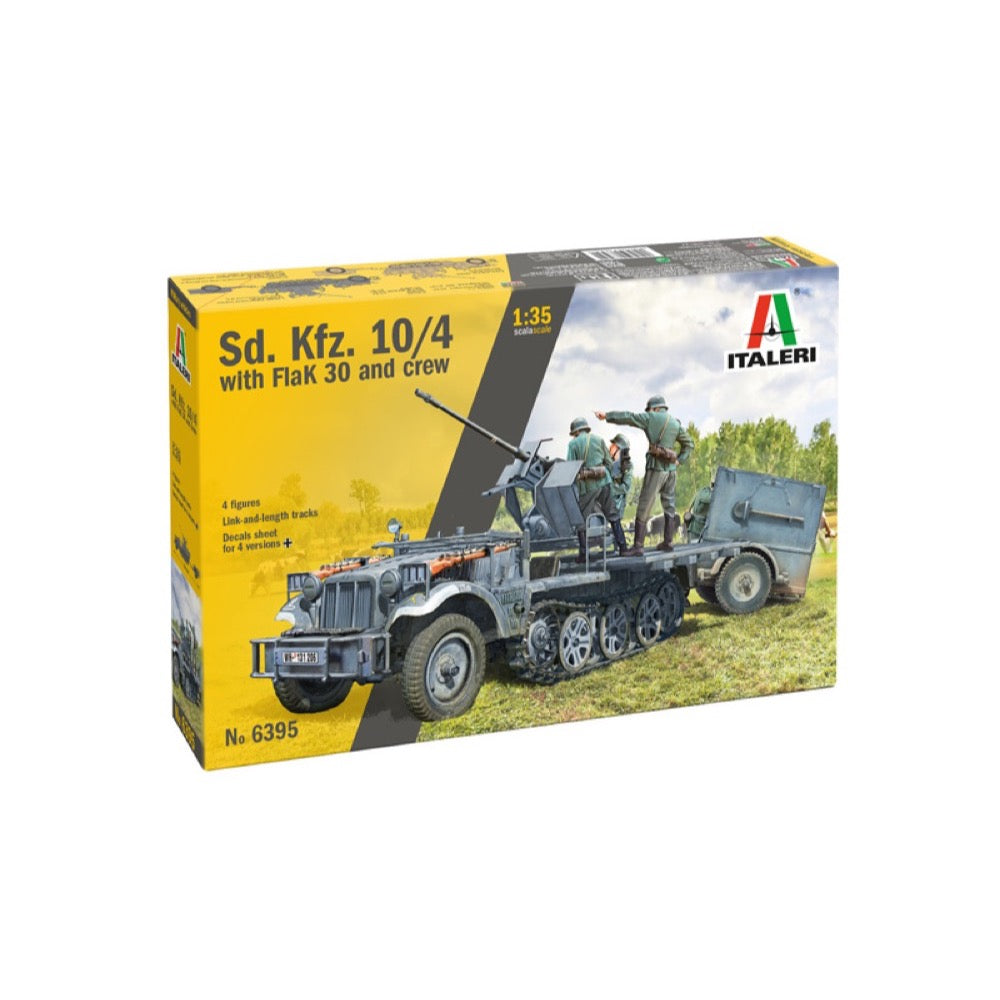 Italeri 6395S 1/35 Sd.Kfz 10/4 with Flak 30 and Crew