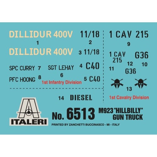 Italeri 1/35 VEH M923 Hillbilly Gun Truck