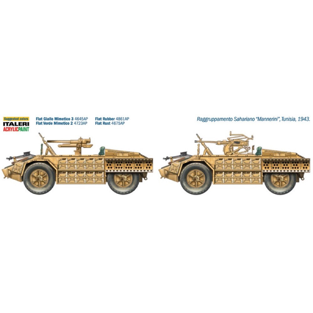 Italeri 6530S 1/56 As 42 Sahariana