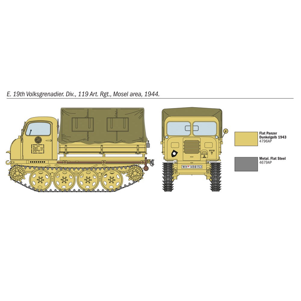 Italeri 6549S 1/35 Steyr RSO/01 with German Soldiers