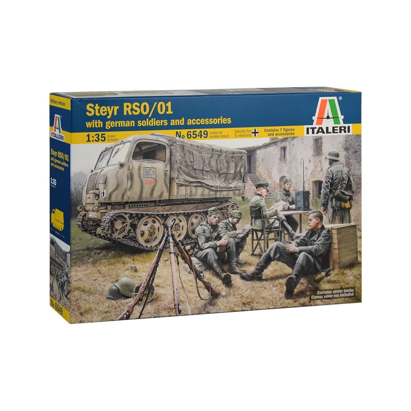 Italeri 6549S 1/35 Steyr RSO/01 with German Soldiers