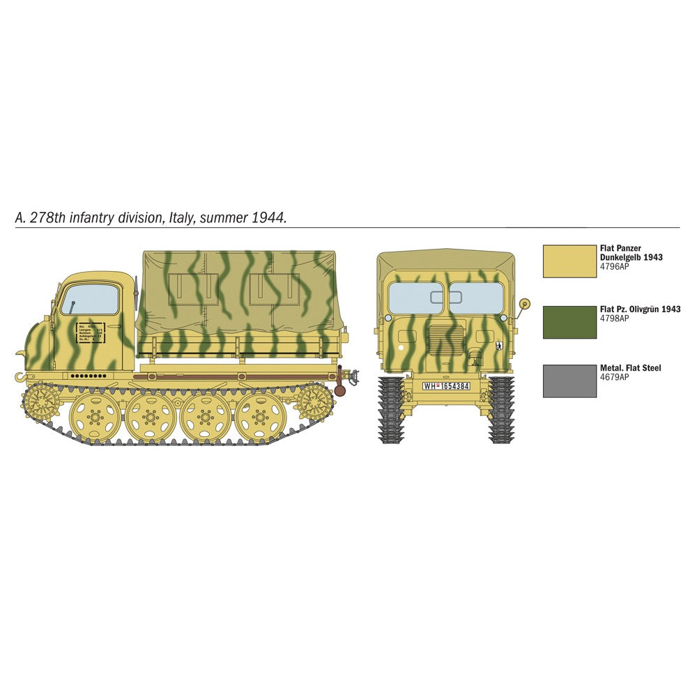 Italeri 6549S 1/35 Steyr RSO/01 with German Soldiers