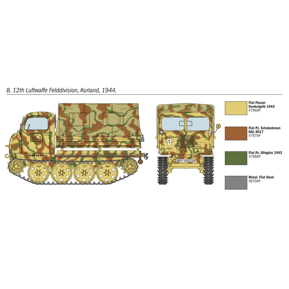 Italeri 6549S 1/35 Steyr RSO/01 with German Soldiers