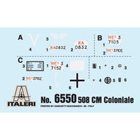 Italeri 6550S 1/35 Fiat 508cm Coloniale with Crew