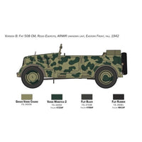 Italeri 6550S 1/35 Fiat 508cm Coloniale with Crew