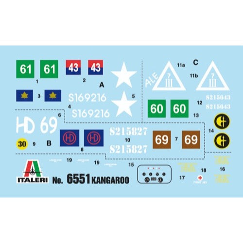 Italeri 6551 1/35 Kangaroo (includes 3 Figures)