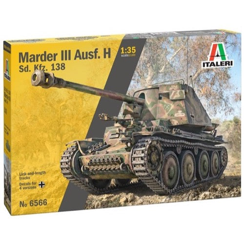 Italeri 6566S 1/35 Sd. Kfz. 138 Marder III H With Crew