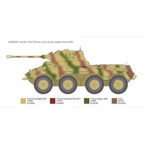 Italeri 6572S 1/35 Sd.Kfz.234/2 Puma