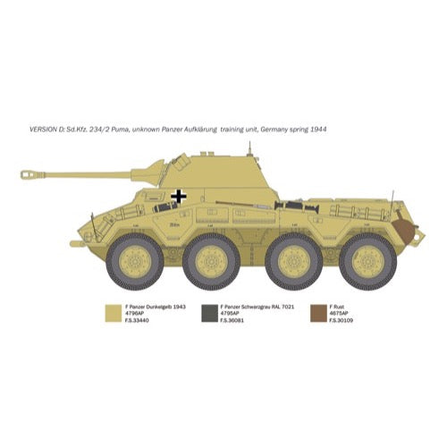 Italeri 6572S 1/35 Sd.Kfz.234/2 Puma