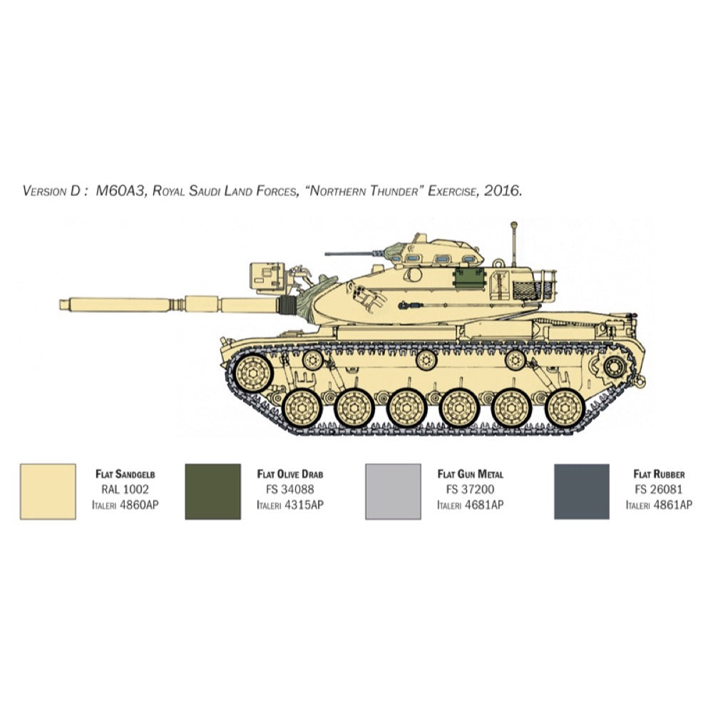 Italeri 6582 1/35 M60A3 MBT