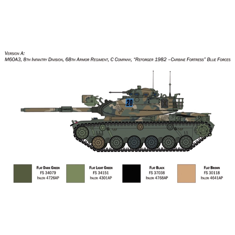 Italeri 6582 1/35 M60A3 MBT
