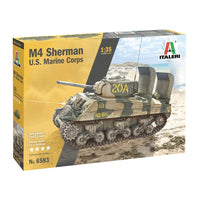 Italeri 6583 1/35 M4 Sherman US Marine Corps Plastic Model Kit