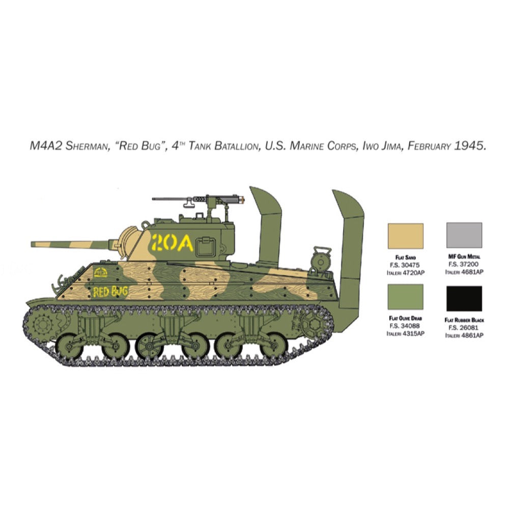 Italeri 6583 1/35 M4 Sherman US Marine Corps