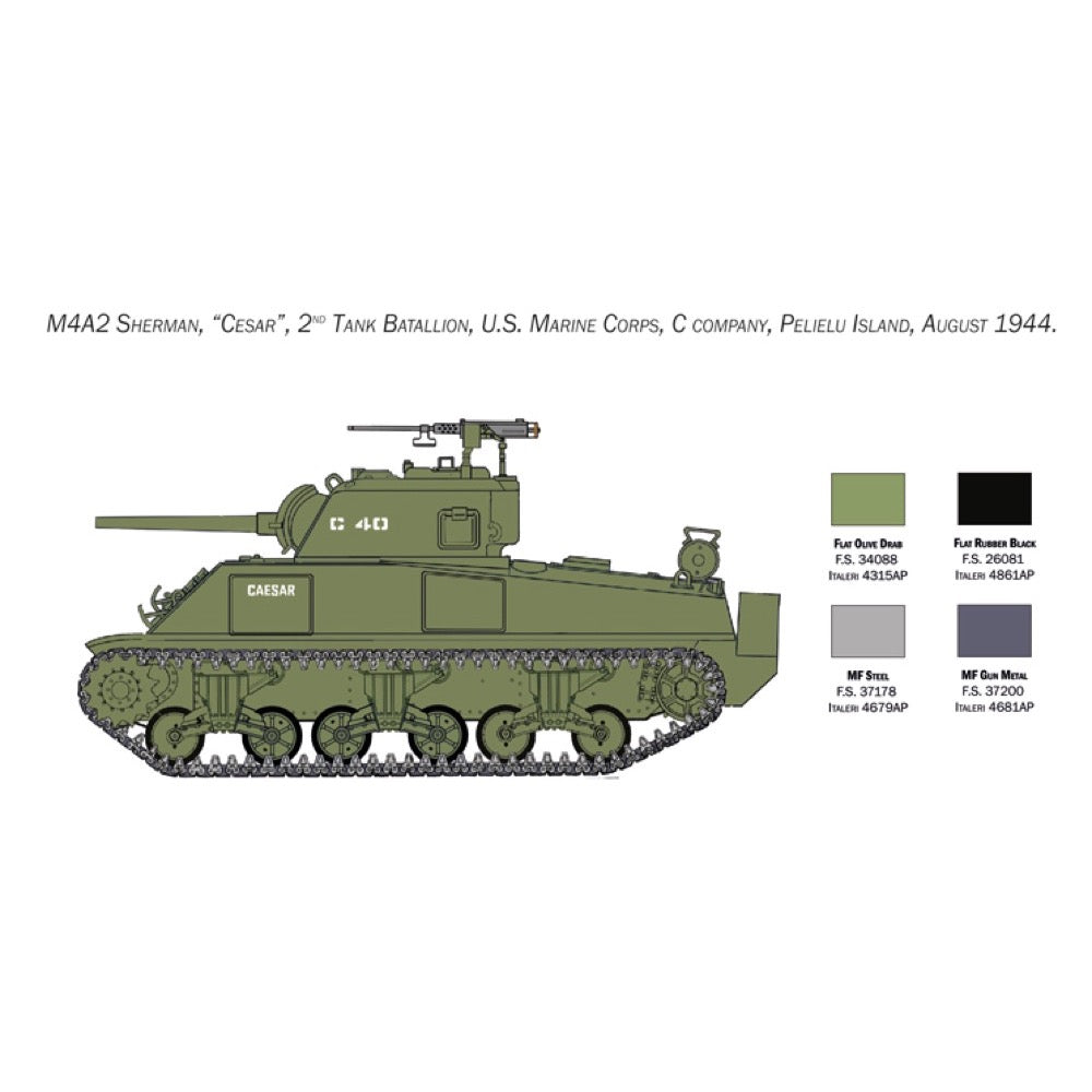 Italeri 6583 1/35 M4 Sherman US Marine Corps