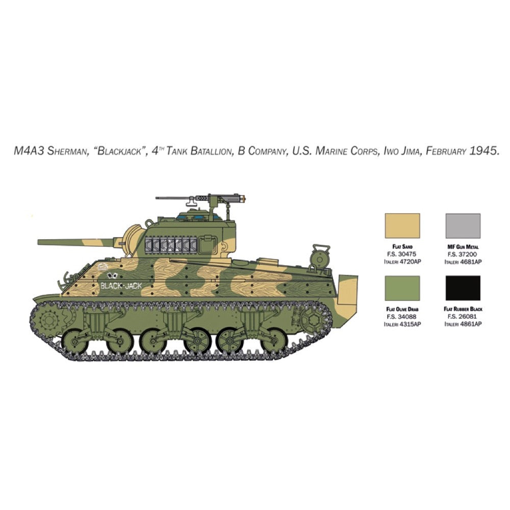 Italeri 6583 1/35 M4 Sherman US Marine Corps