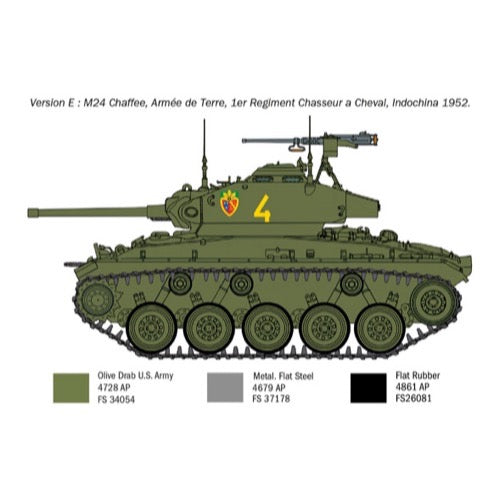 Italeri 6587S 1/35 M24 Chaffee Korean War