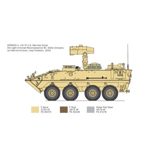 Italeri 6588S 1/35 LAV-25 TUA Tank Killer