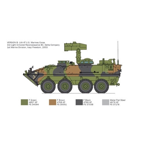 Italeri 6588S 1/35 LAV-25 TUA Tank Killer