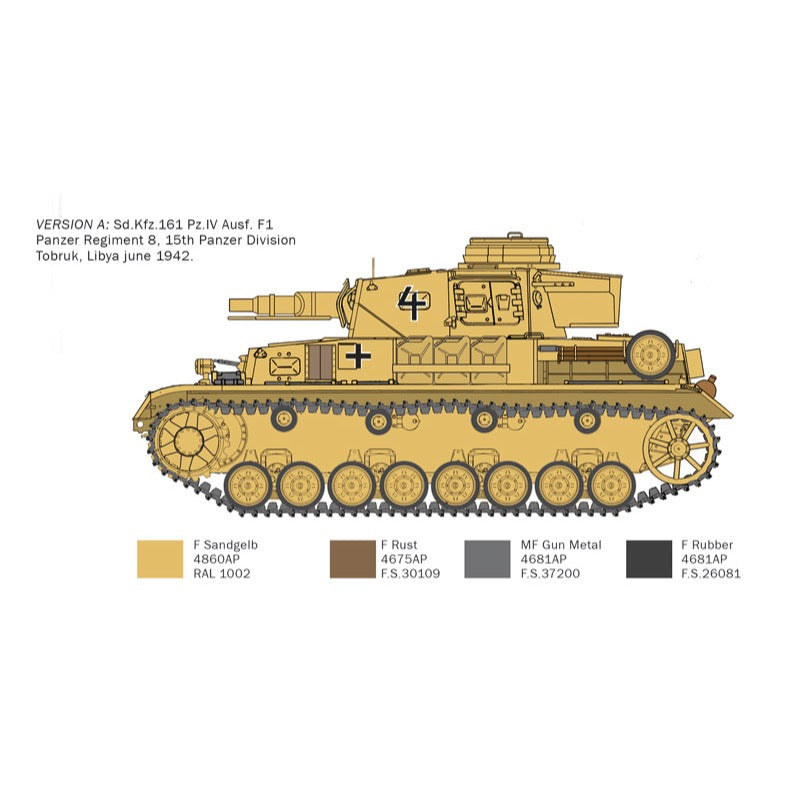 Italeri 6593S 1/35 Pz. IV F1/F2/G with Afrika Korps