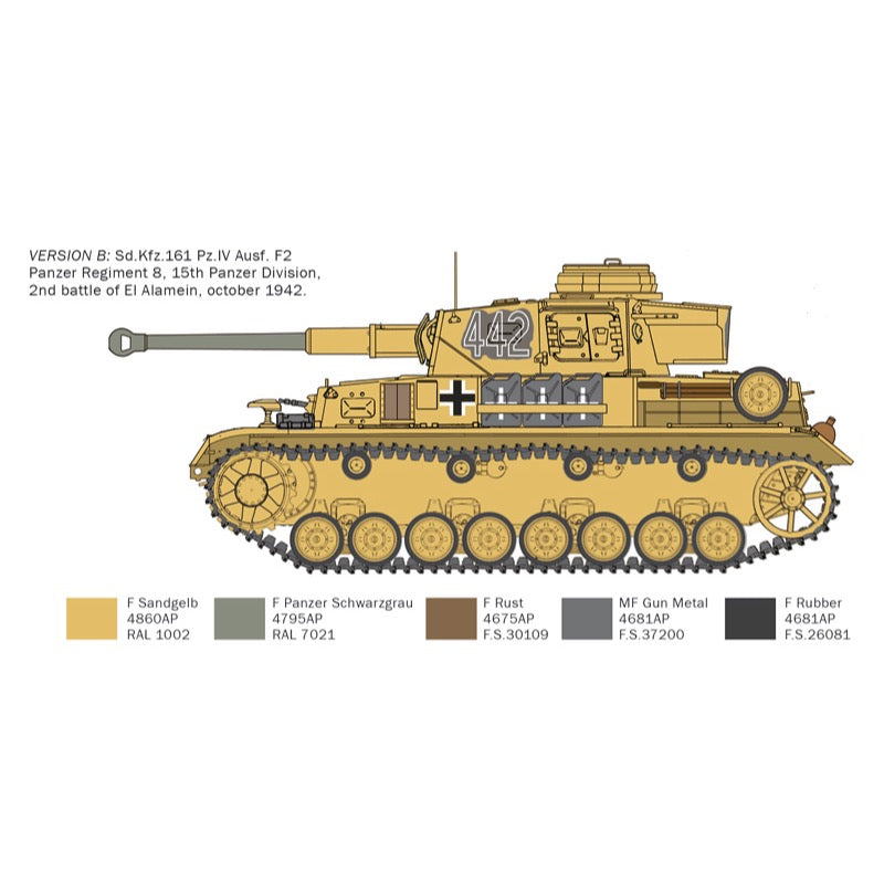 Italeri 6593S 1/35 Pz. IV F1/F2/G with Afrika Korps