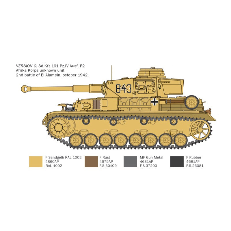 Italeri 6593S 1/35 Pz. IV F1/F2/G with Afrika Korps