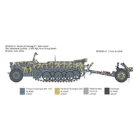 Italeri 6595 1/35 Kfz. 10 Demag D7 with 7.5 cm leIG 18