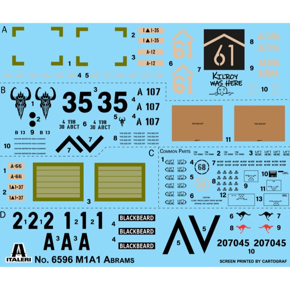 Italeri 6596 1/35 M1A1/A2 Abrams