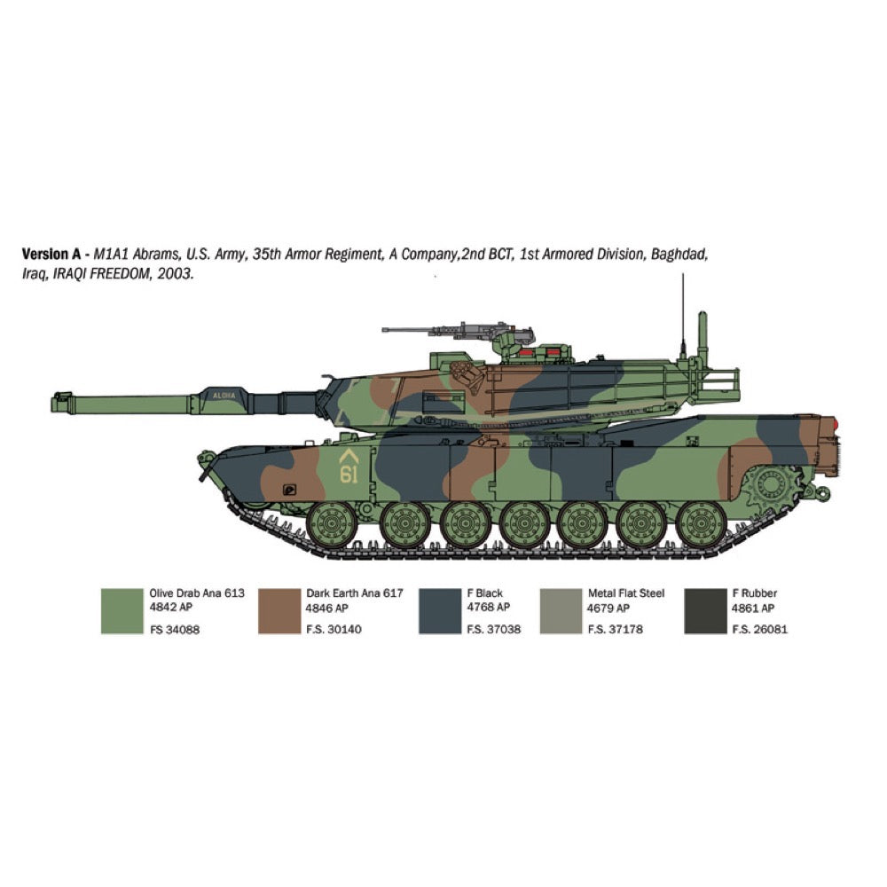 Italeri 6596 1/35 M1A1/A2 Abrams