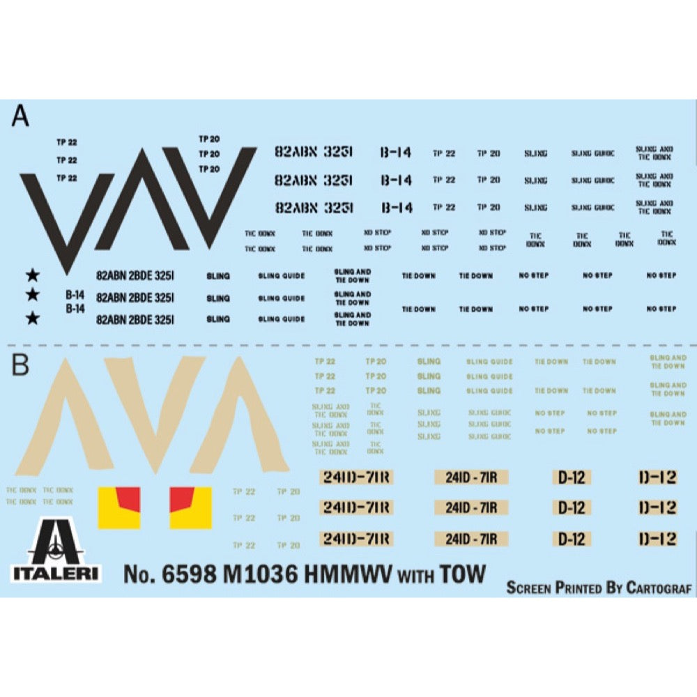 Italeri IT6598S 1/35 HMMWV M966 TOW Carrier