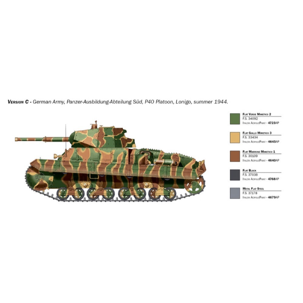Italeri 6599S 1/35 Carro Armato P 40