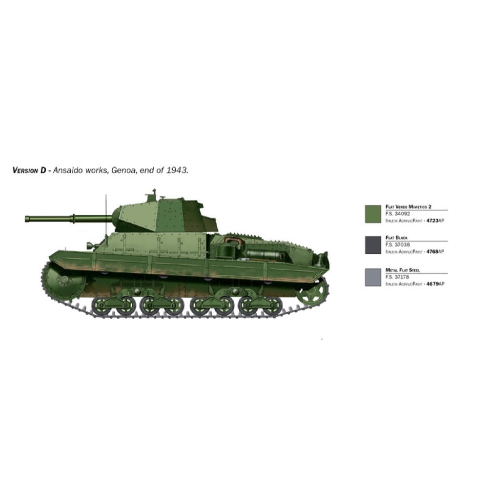 Italeri 6599S 1/35 Carro Armato P 40