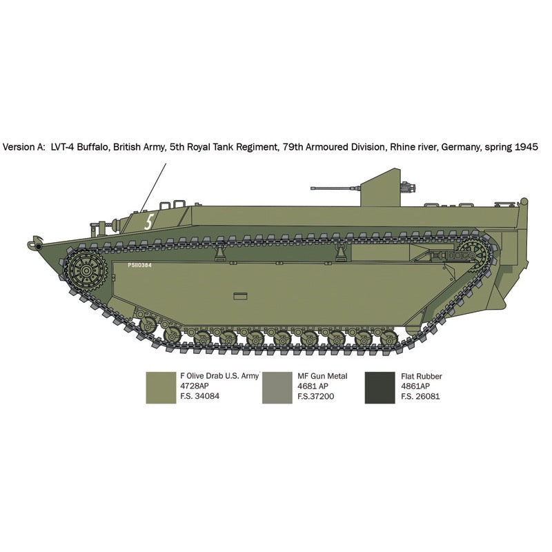 Italeri 6752S 1/35 LVT-4 Water Buffalo ETO
