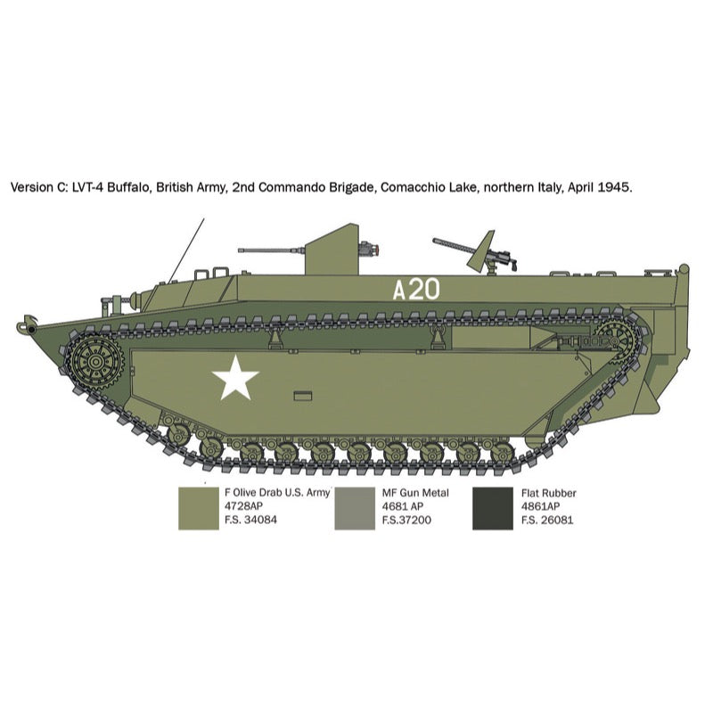 Italeri 6752S 1/35 LVT-4 Water Buffalo ETO