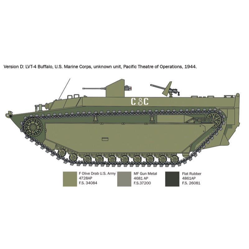 Italeri 6752S 1/35 LVT-4 Water Buffalo ETO