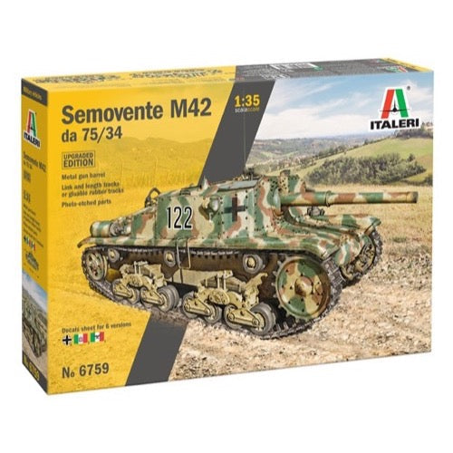 Italeri 6759S 1/35 Italian Semovente M42 da 75/34 Upgraded