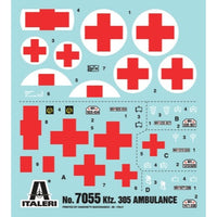 Italeri 7055 1/72 KFZ 305 Ambulance
