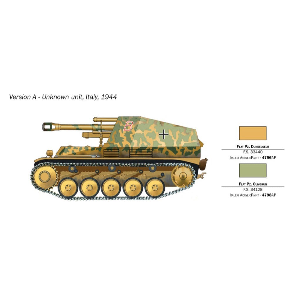 Italeri 7061S 1/72 Sd.Kfz. 124 Wespe