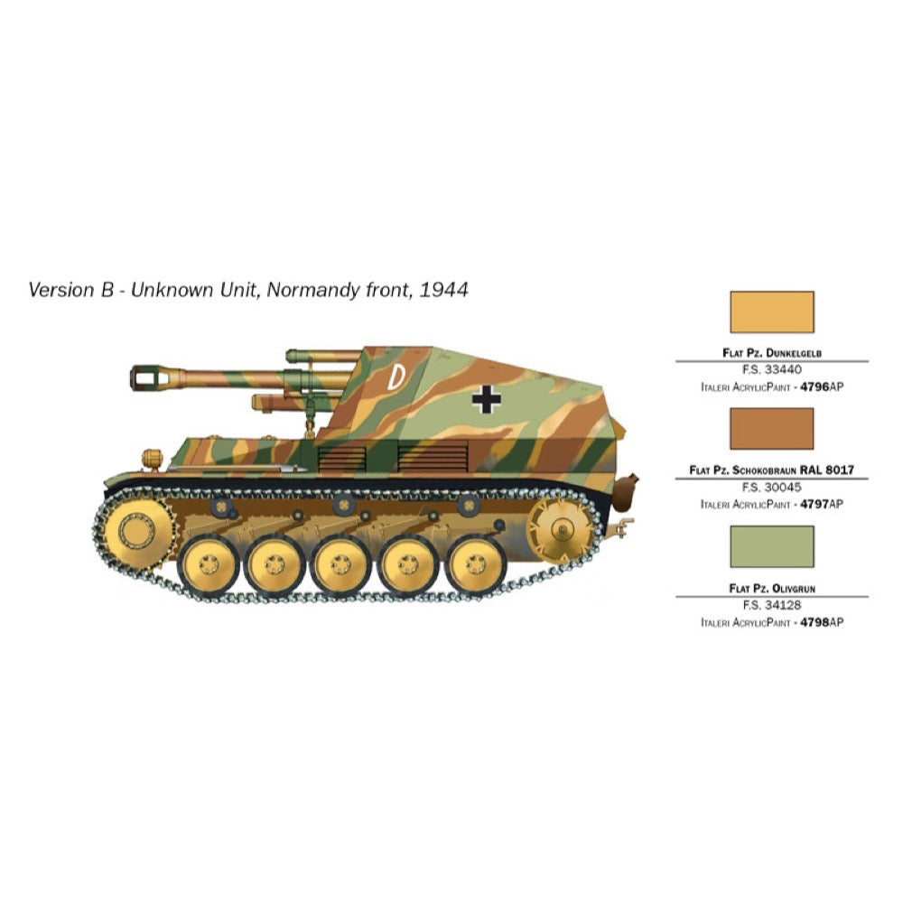 Italeri 7061S 1/72 Sd.Kfz. 124 Wespe