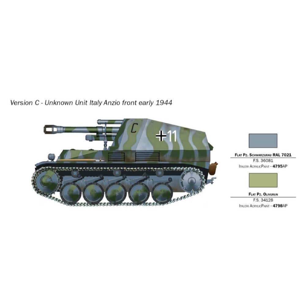 Italeri 7061S 1/72 Sd.Kfz. 124 Wespe