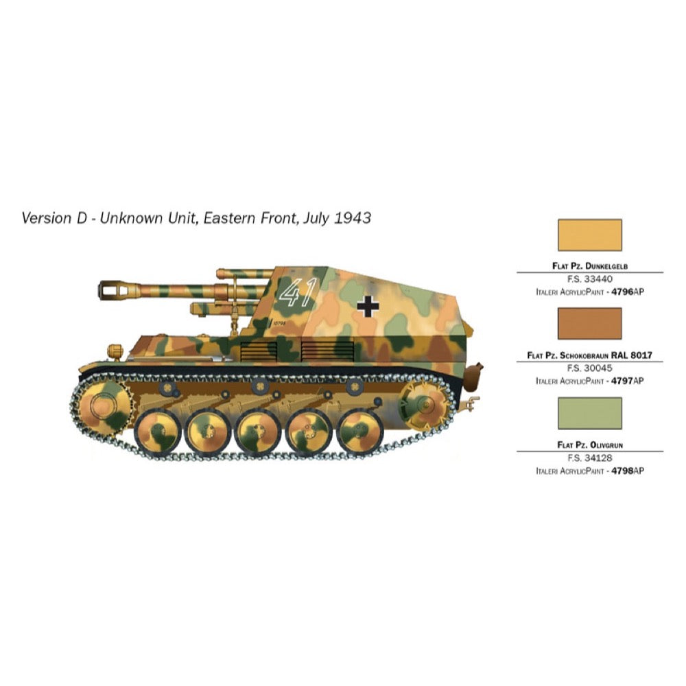 Italeri 7061S 1/72 Sd.Kfz. 124 Wespe