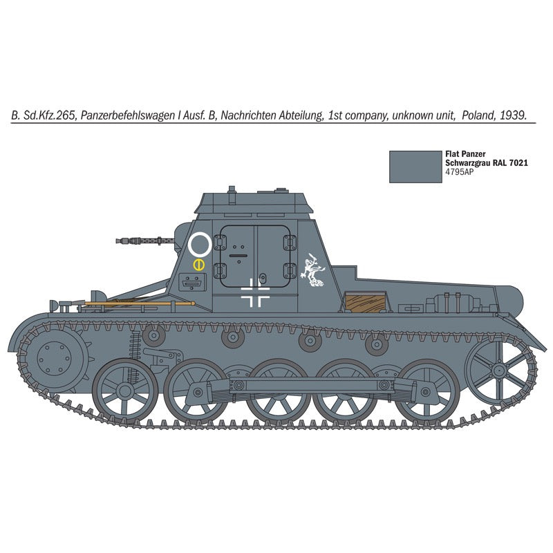 Italeri 7072S 1/72 Sd. Kfz. 265 Panzerbefehlswagen