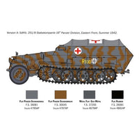Italeri 7077 1/72 Sd.Kfz 251/8 Ambulance