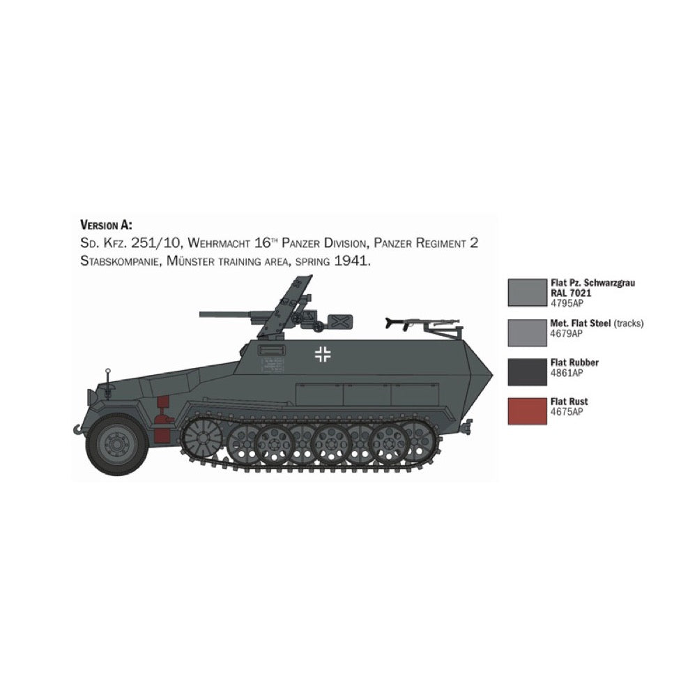 Italeri 7079S 1/72 Sd Kfz 251/10