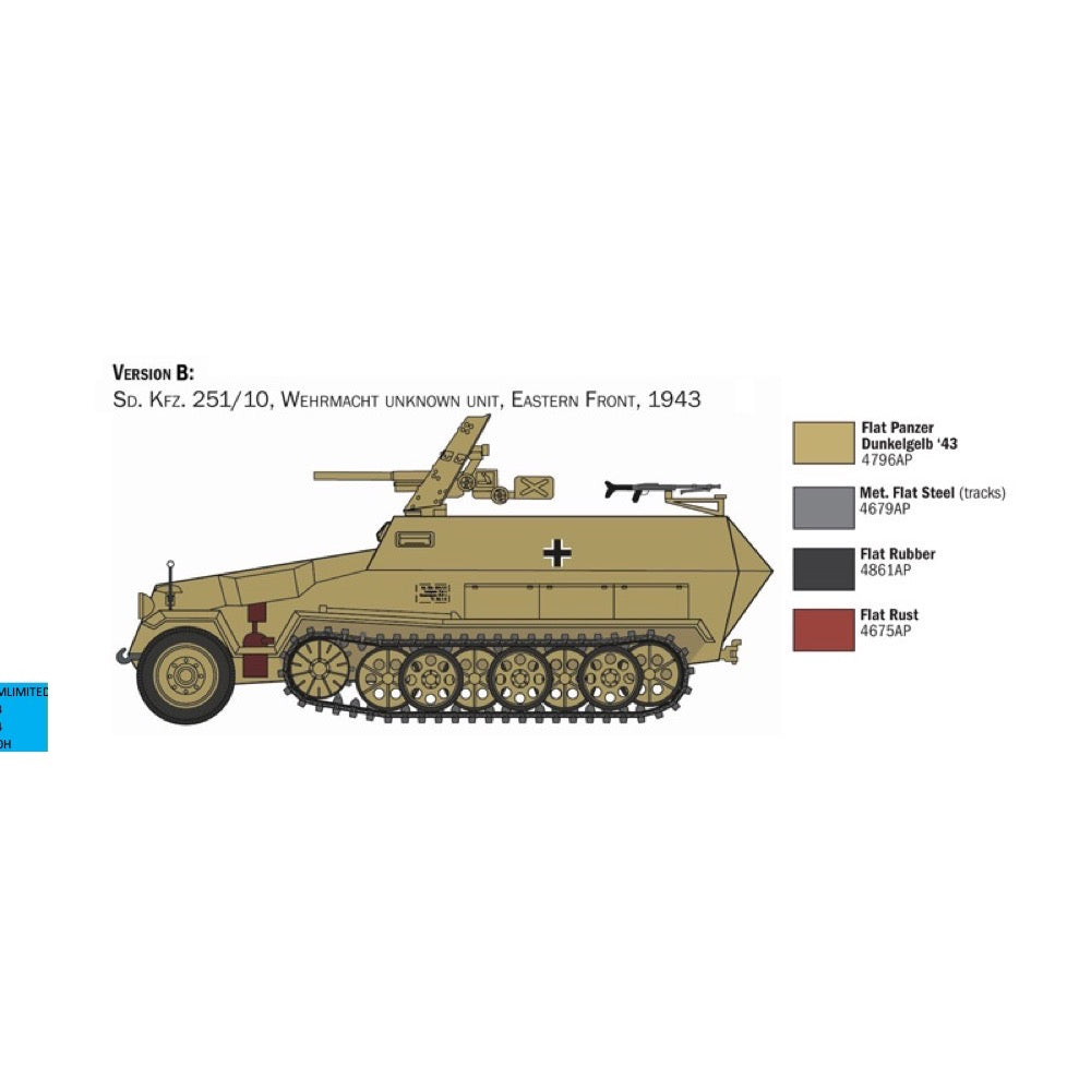Italeri 7079S 1/72 Sd Kfz 251/10