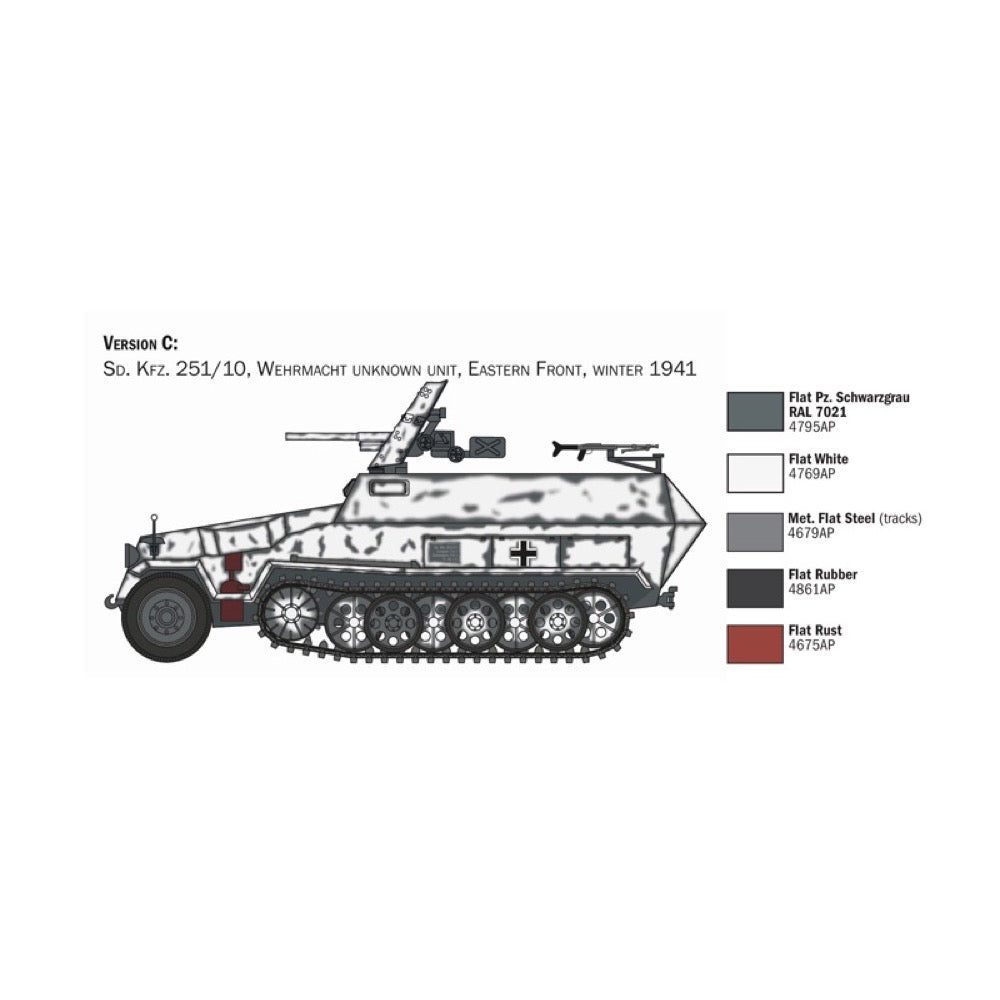 Italeri 7079S 1/72 Sd Kfz 251/10