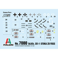 Italeri 7080 1/72 Sd.Kfz 251/z Stuka Zu Fuss