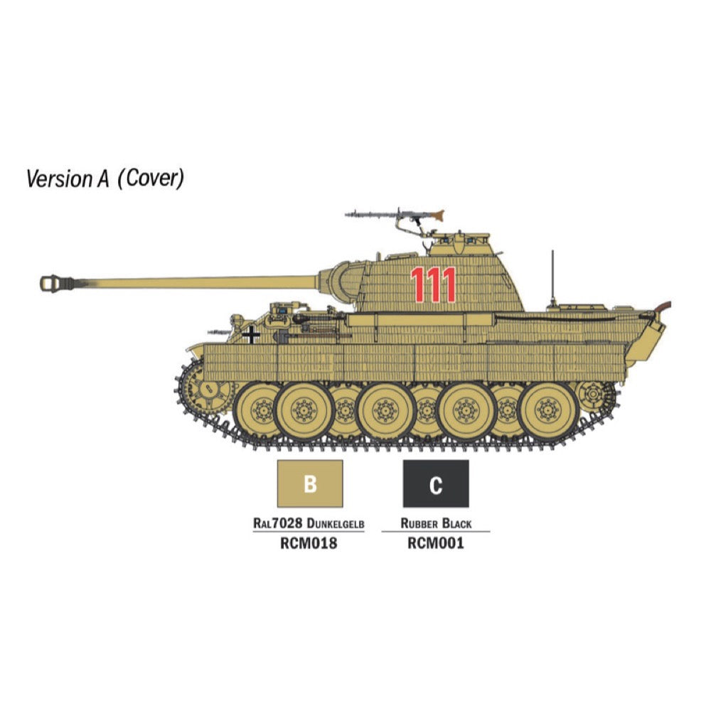 Italeri 1/56 Panther Sd.Kfz.171 Ausf. A Starter Set
