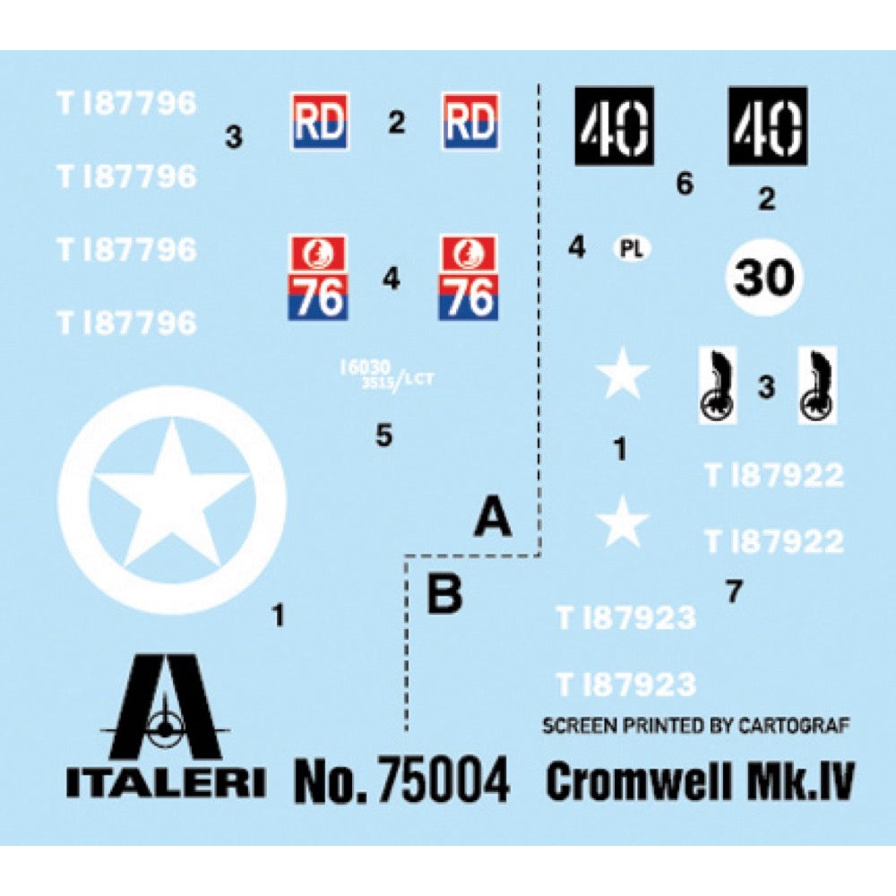 Italeri 1/56 Cromwell Mk.Iv Starter Set