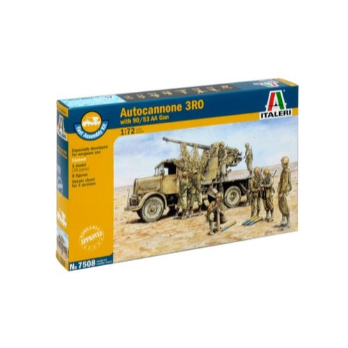 Italeri 7508 1/72 Autocannone 3RO with 90/53 AA gun